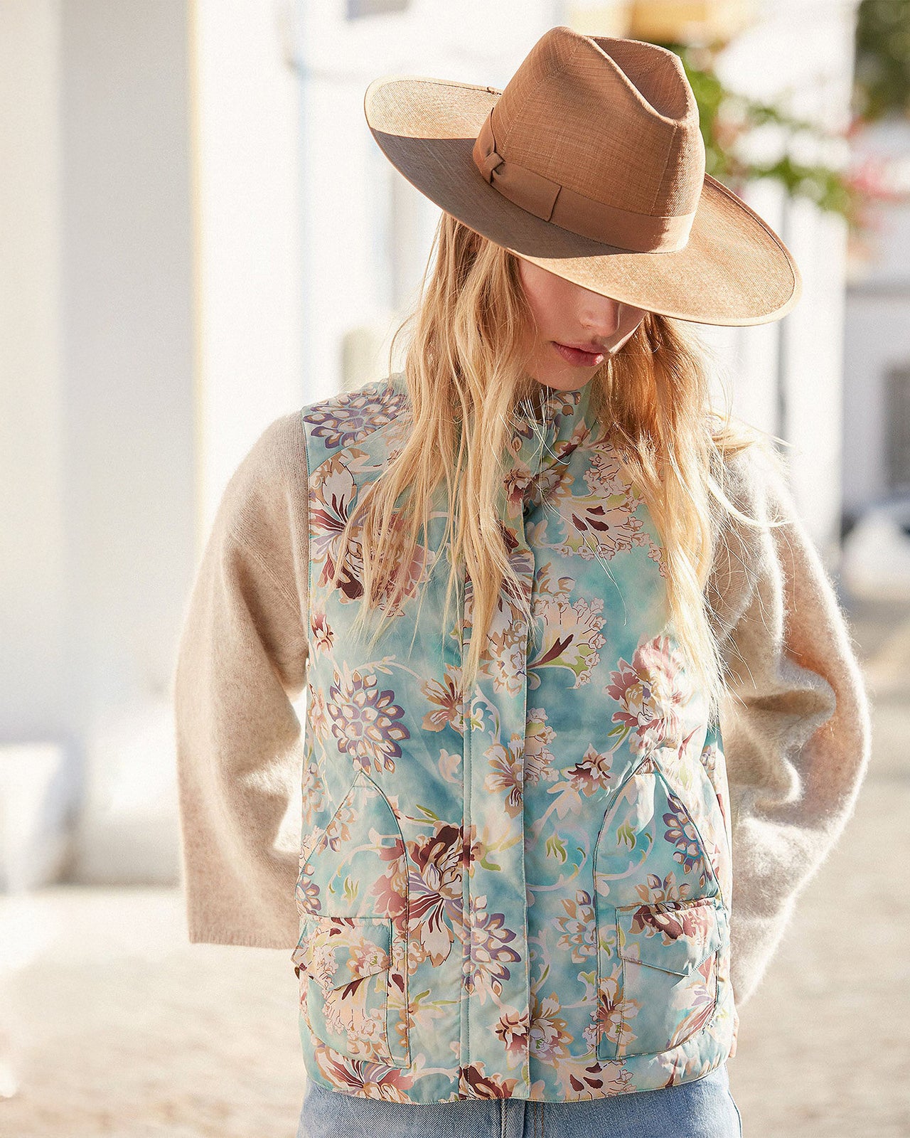 Gilet Kapalua - Azur - Image 1