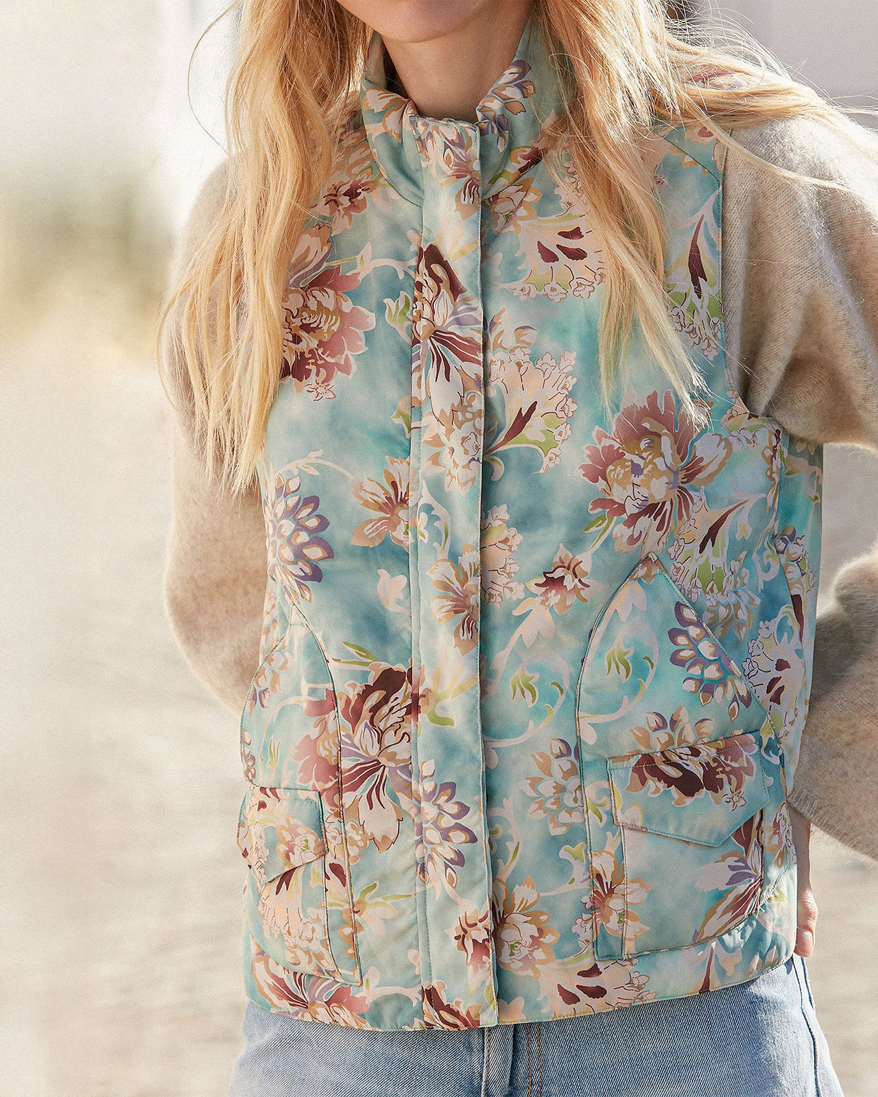 Gilet Kapalua - Azur - Image 5