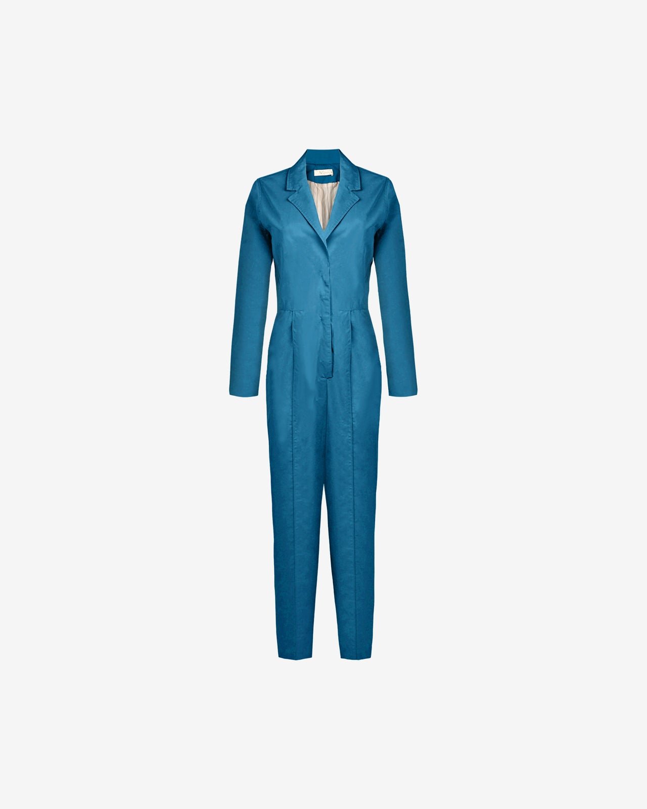 Combinaison bleue, chic et moderne, coupe ajustée, élégance sans effort - Pantalons & combinaisons Mes Demoiselles - Image 1
