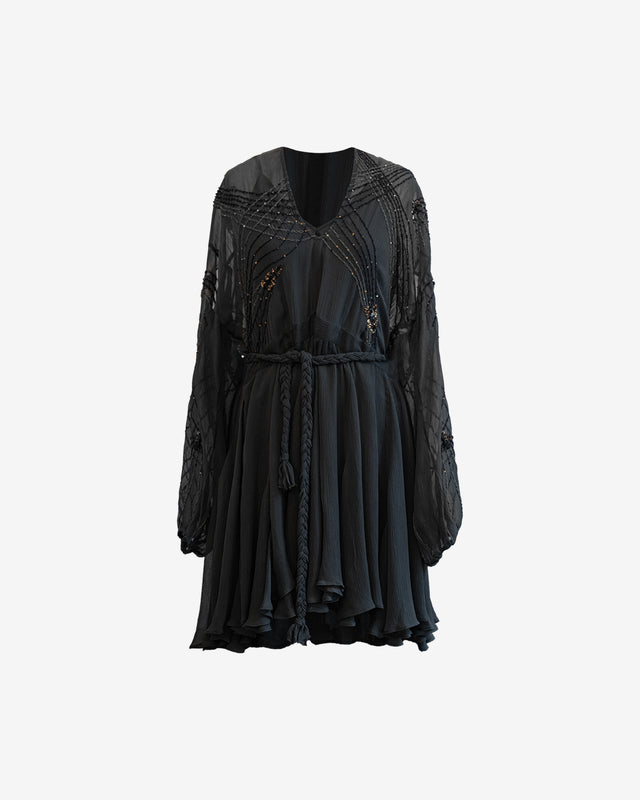 Anna Dress - Black - Dernière image