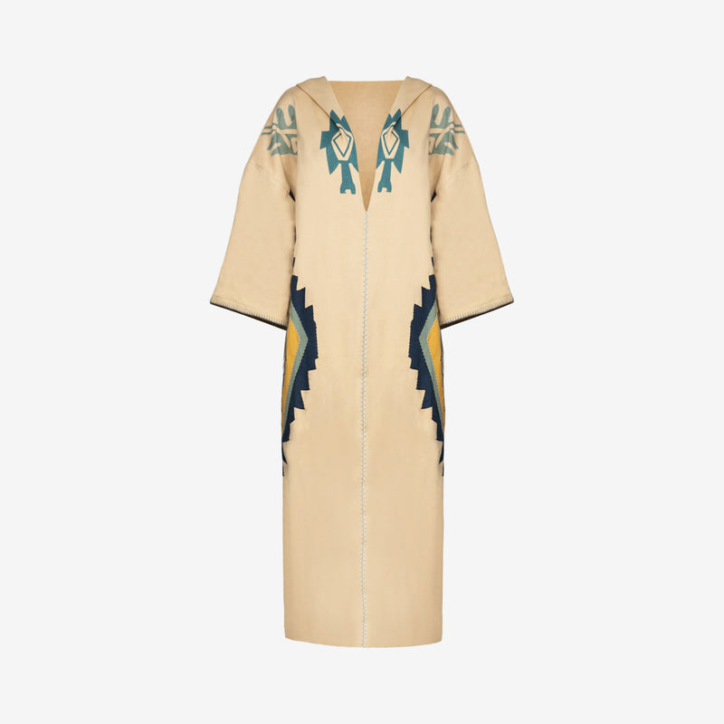 Boa Dress - Beige