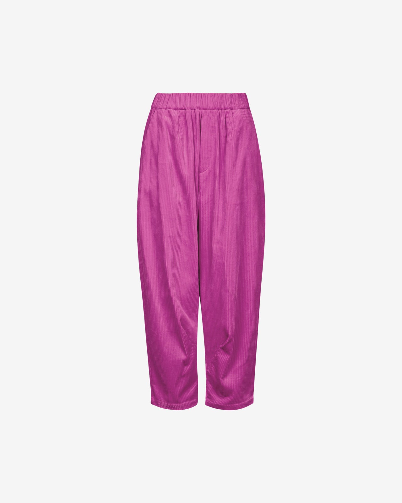 Pantalon Crysta - Rose : Pantalon velours côtelé rose, coupe ample, moderne et élégant Mes Demoiselles - Image 6