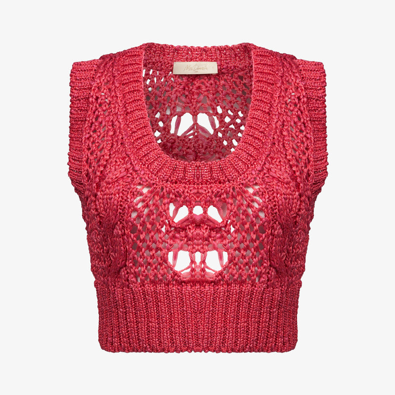 Top Capritta - Rouge