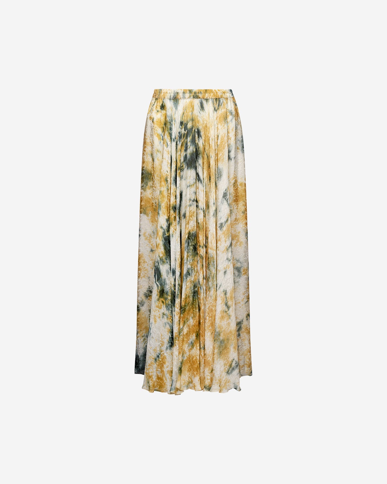 Longue jupe en viscose jacquard imprimée - Jupes & shorts Mes Demoiselles - Image 1
