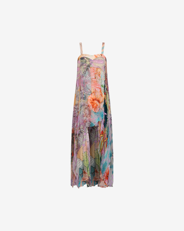 Robe Satine - Lilas - Image 1