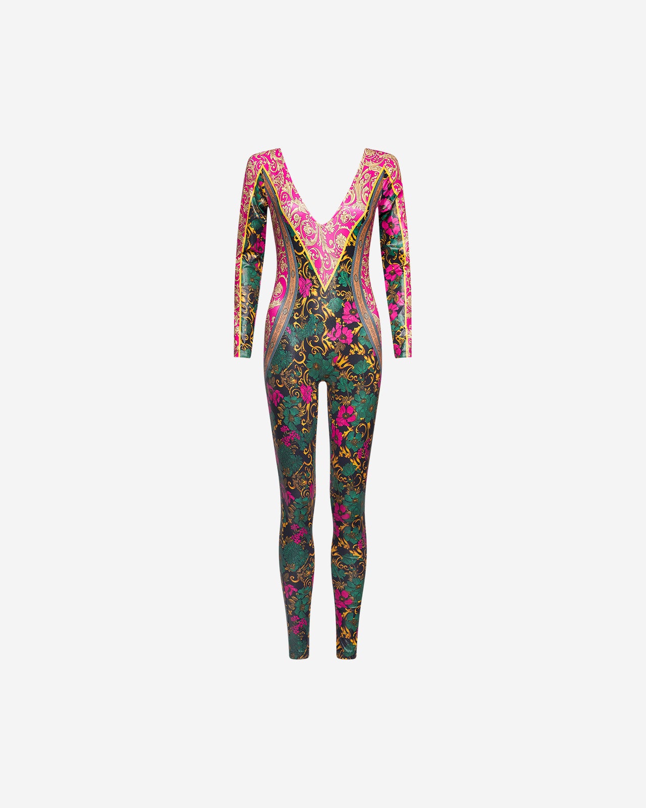 Combinaison Silenzio - Fuchsia : Combinaison pantalon imprimé glacé Mes Demoiselles - Image 7