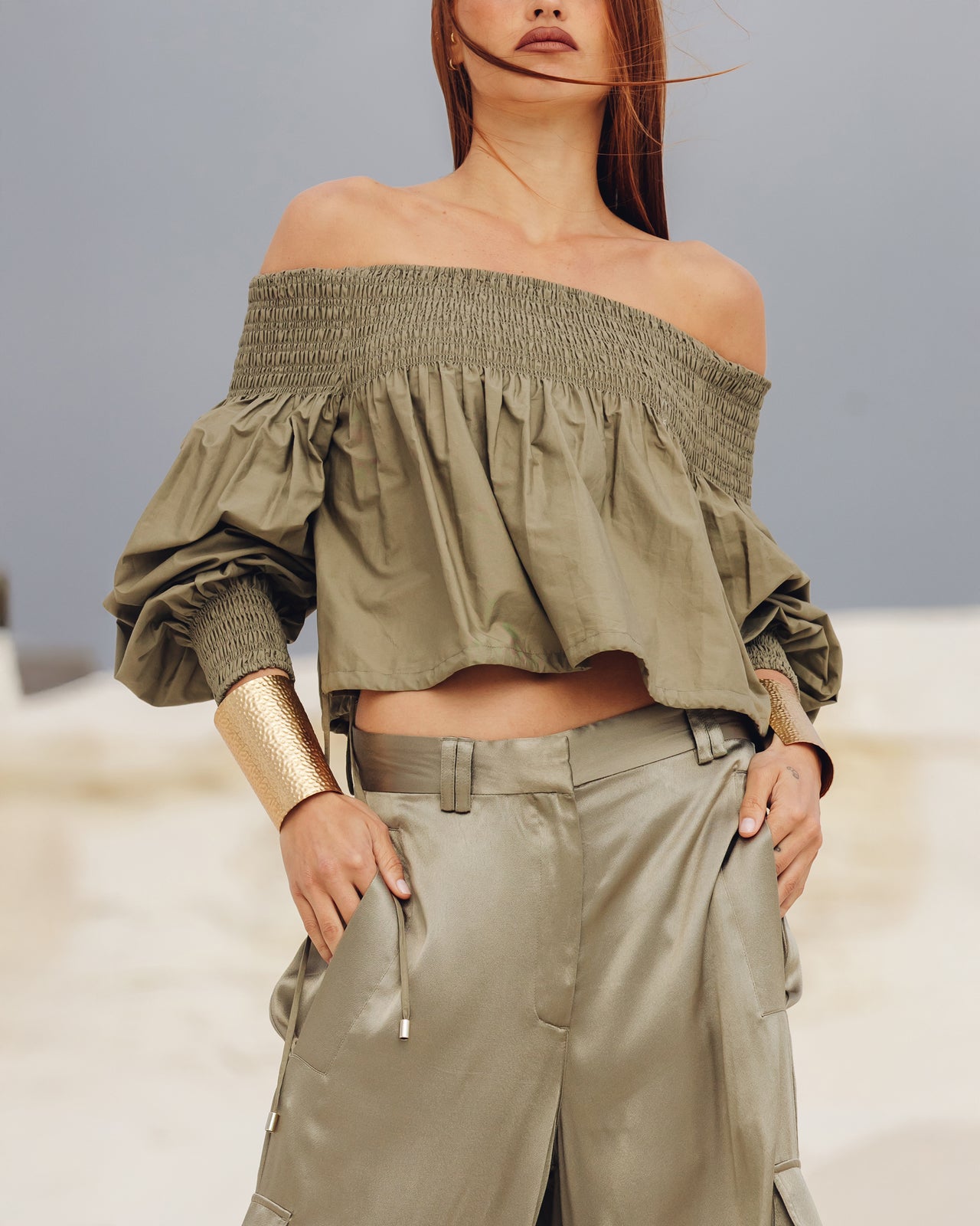 Pantalon Silma - Kaki - Image 3