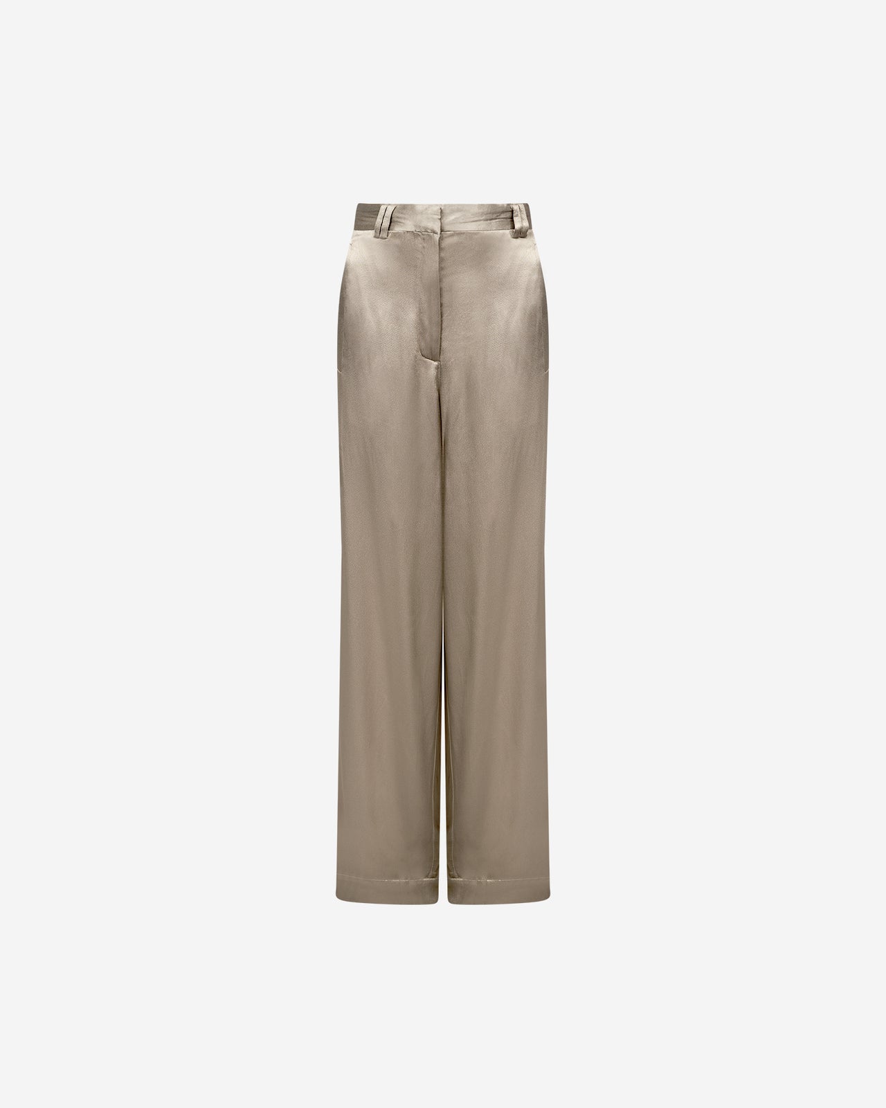Pantalon kaki long et ample avec poches côtés - Pantalons & combinaisons Mes Demoiselles - Image 5