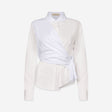 Chemise Violette - Blanc
