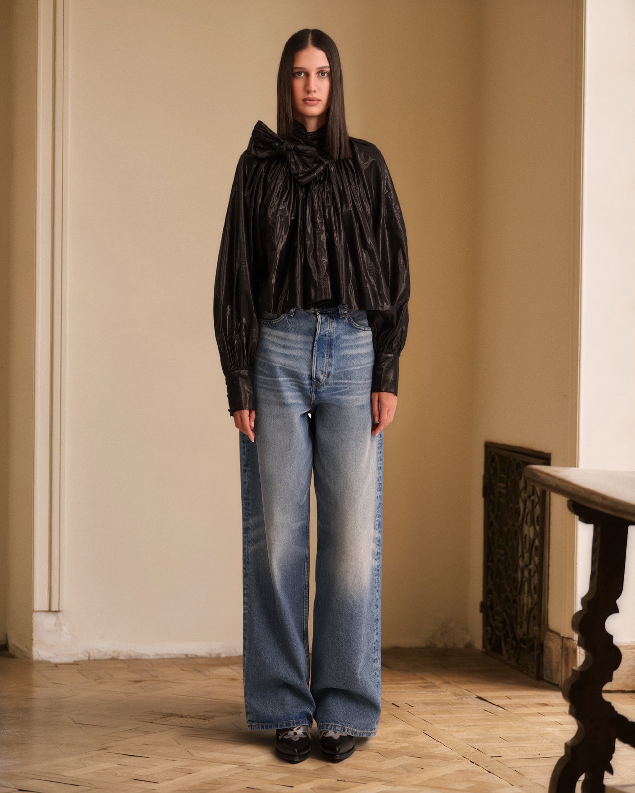 Blouse Virginie - Noir - Image 1