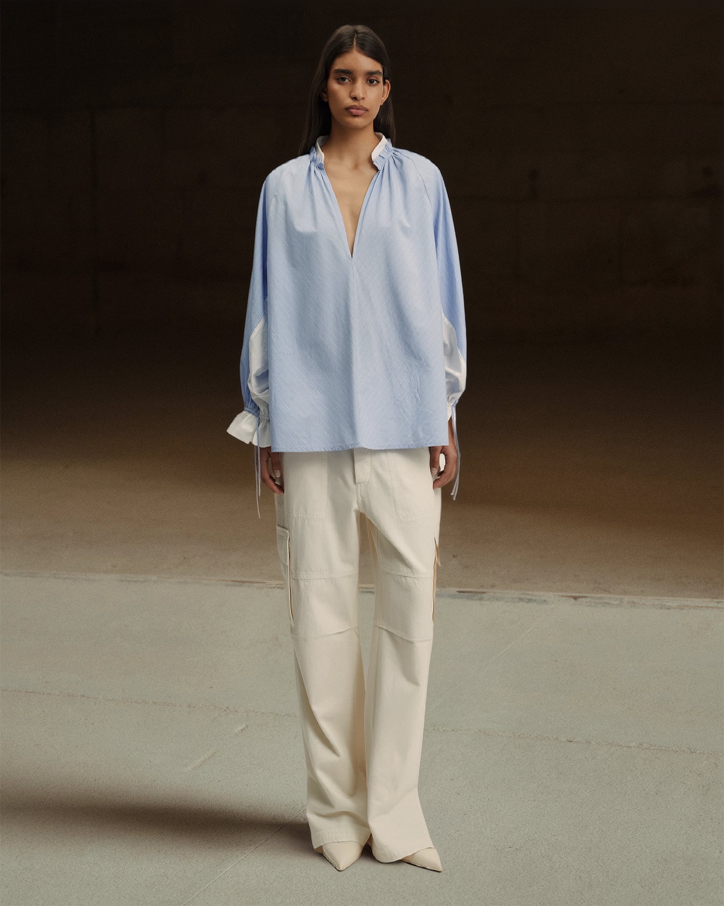Wally Blouse - Blue