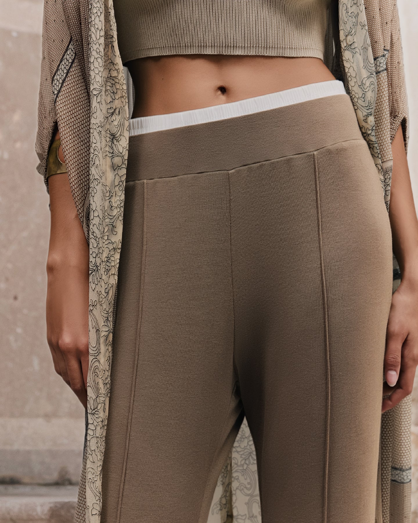 Pantalon Ibyscus - Marron Olive