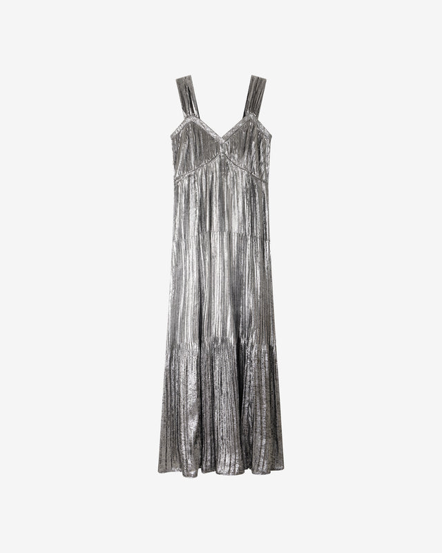 Robe Sary - Argent - Image 1