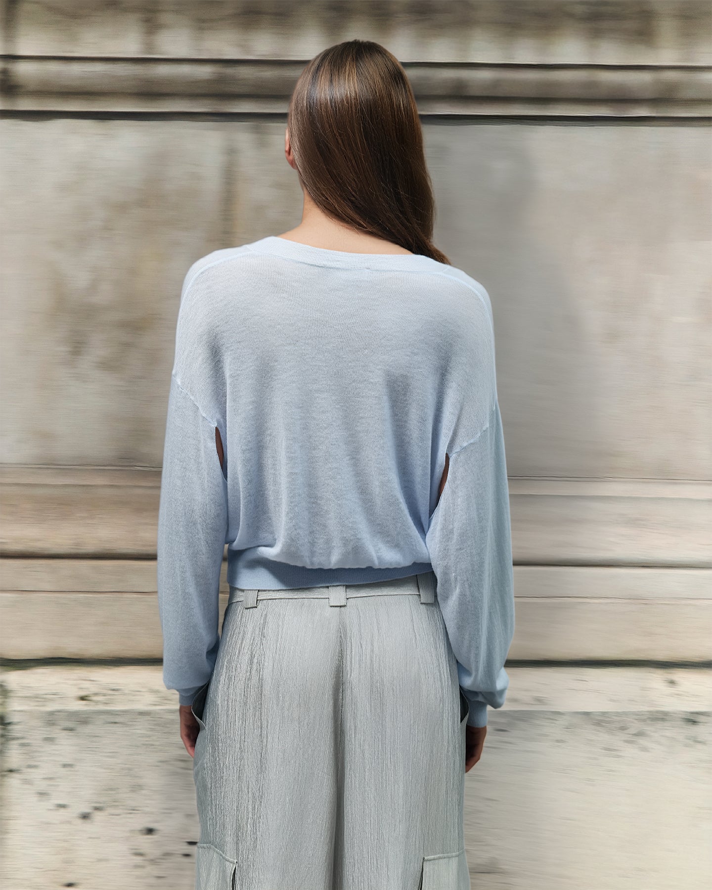 Smurf Sweater - Sky Blue