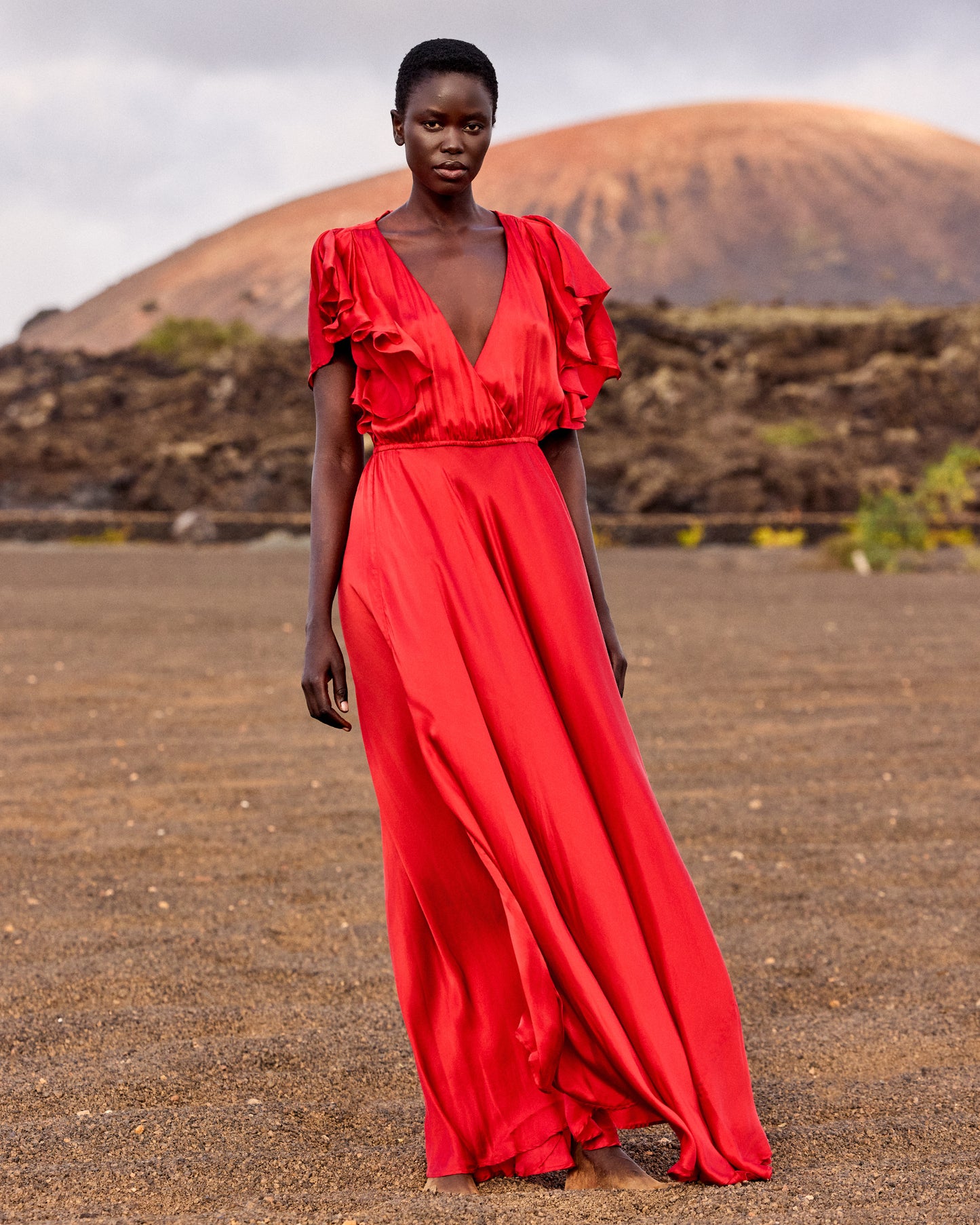Cascais S Dress - Red