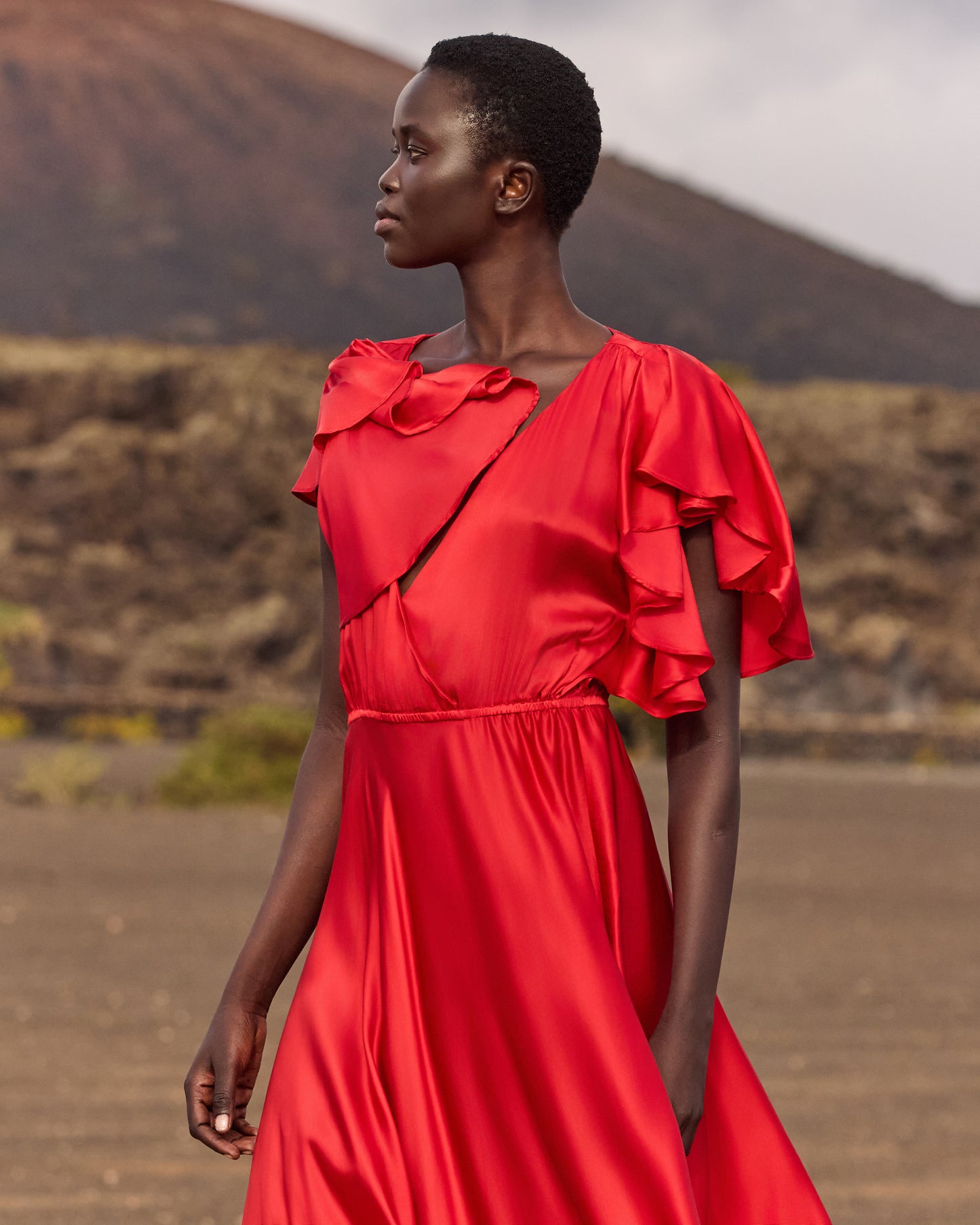 Cascais S Dress - Red