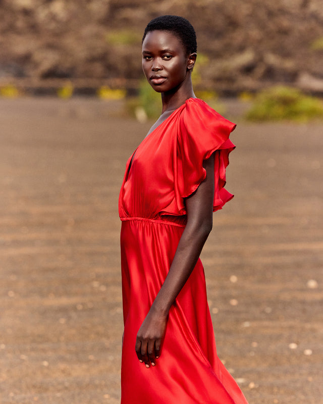 Robe Cascais S - Rouge - Image 2