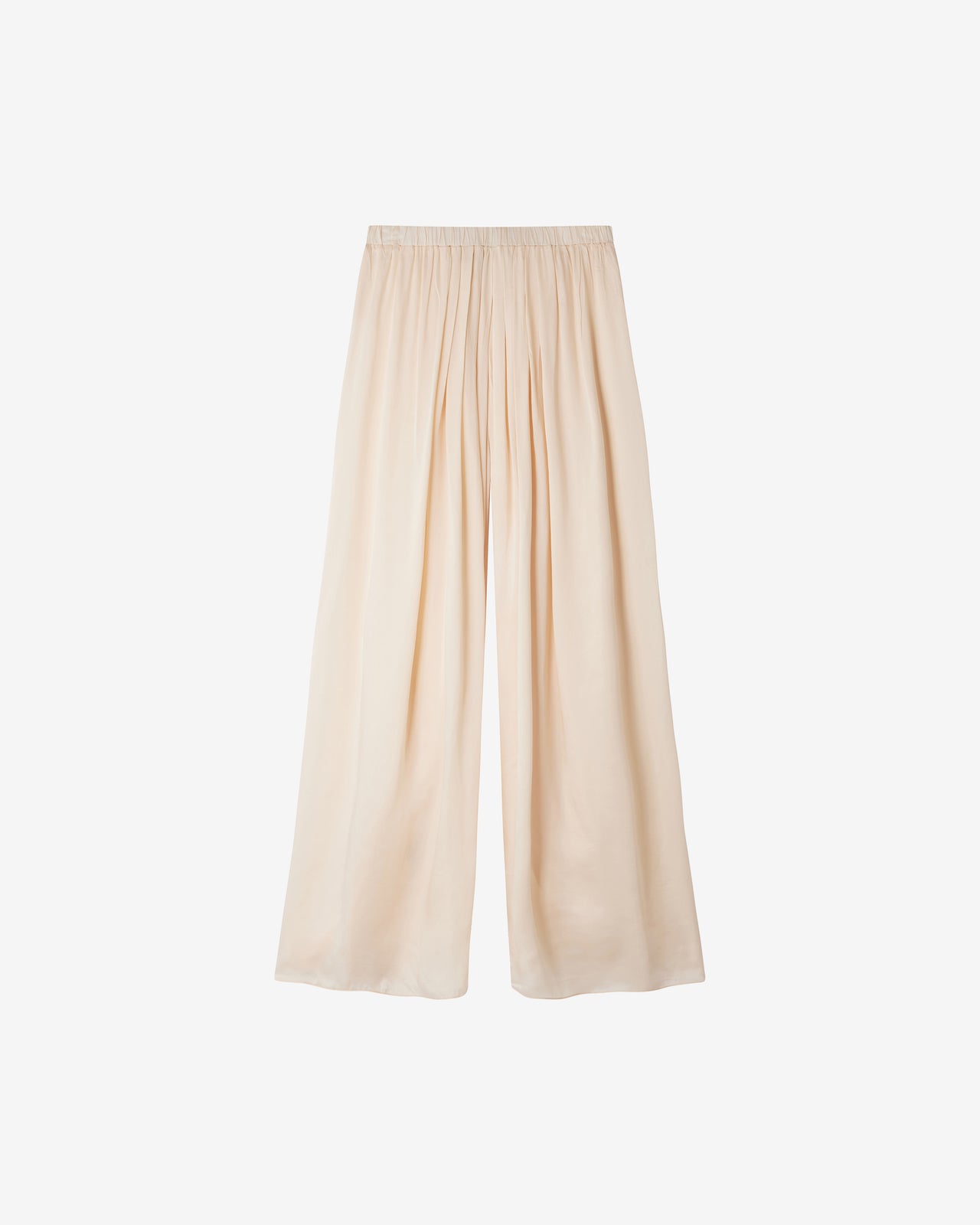 Pantalon Coucou - Écru : Pantalon large en viscose satinée – Ivoire Mes Demoiselles - Image 5