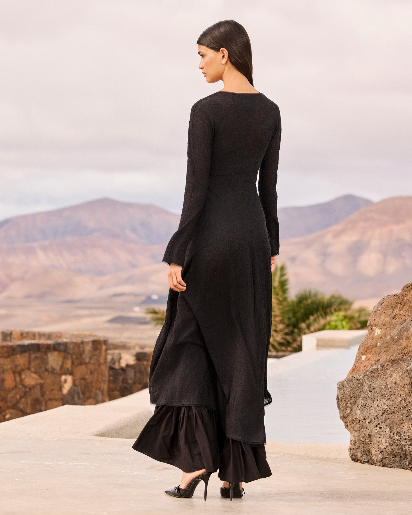 Robe Dalhia - Noir