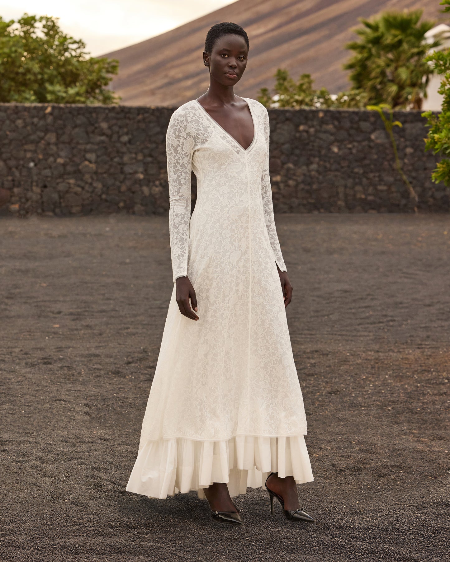 Robe Dalhia - Blanc
