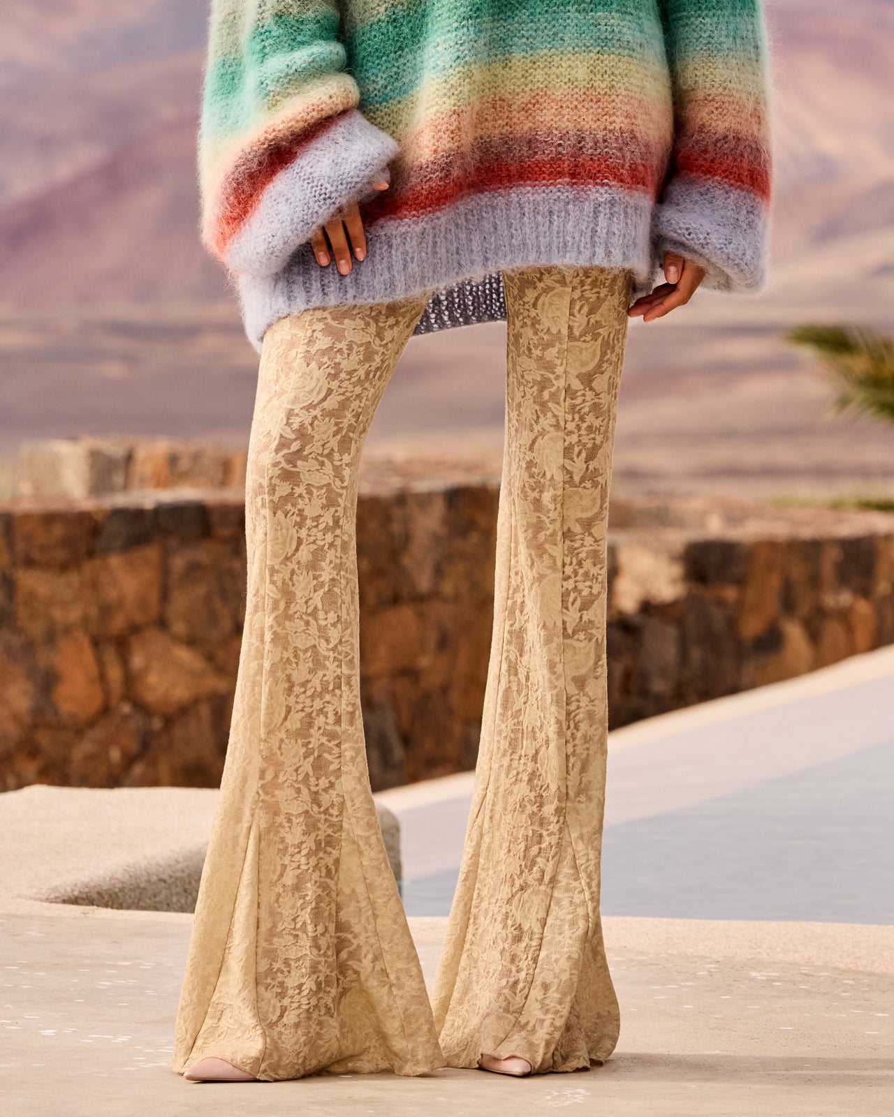 Pantalon Delphi - Beige - Image 3