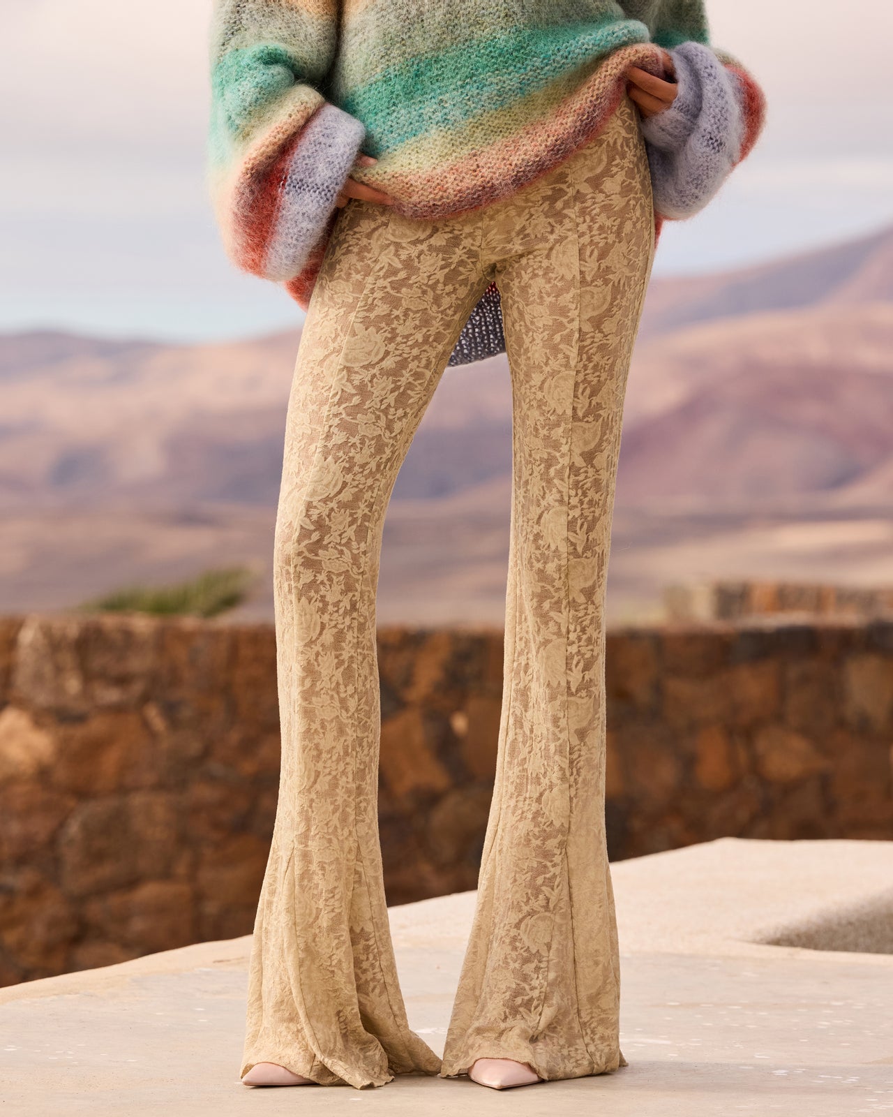 Pantalon Delphi - Beige - Image 6