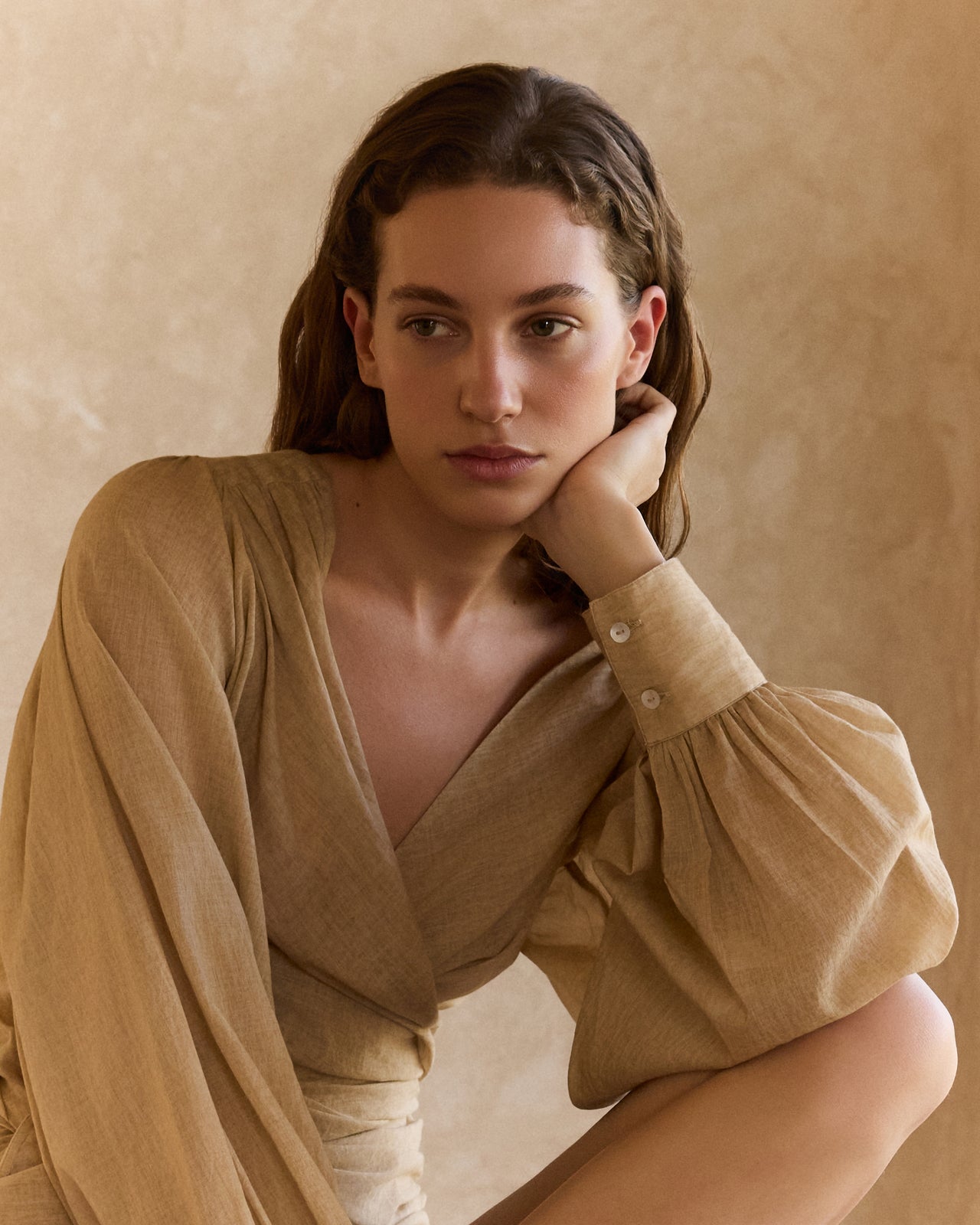 Blouse Donna - Beige - Image 3