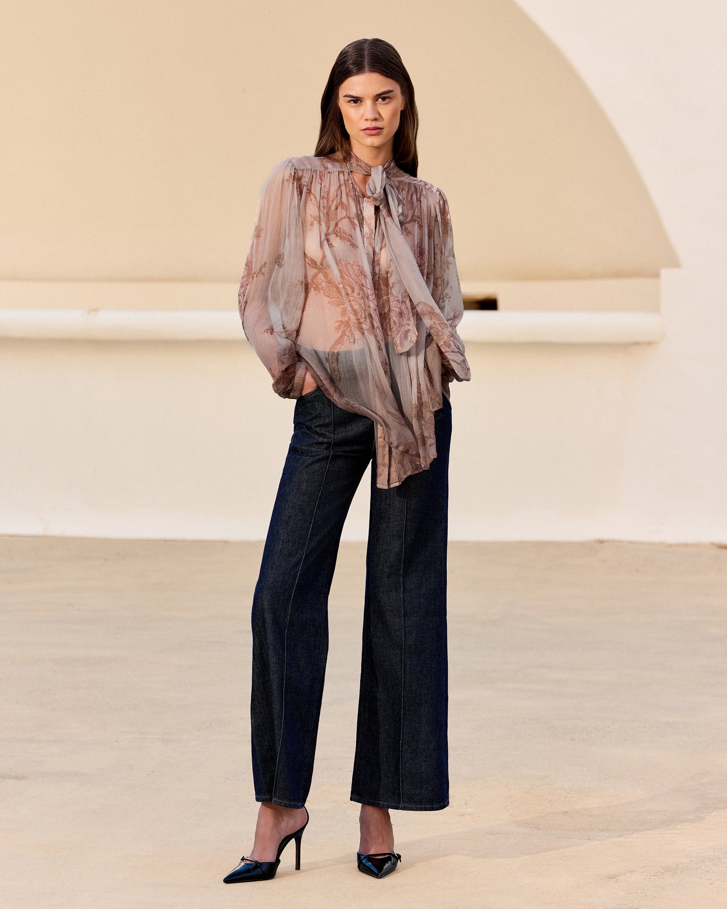 Blouse Game - Beige
