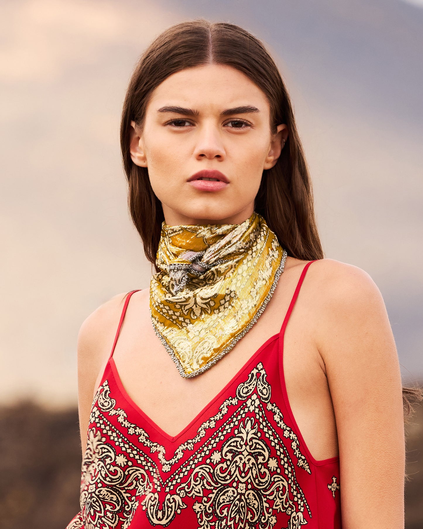 Foulard Gerica - Jaune
