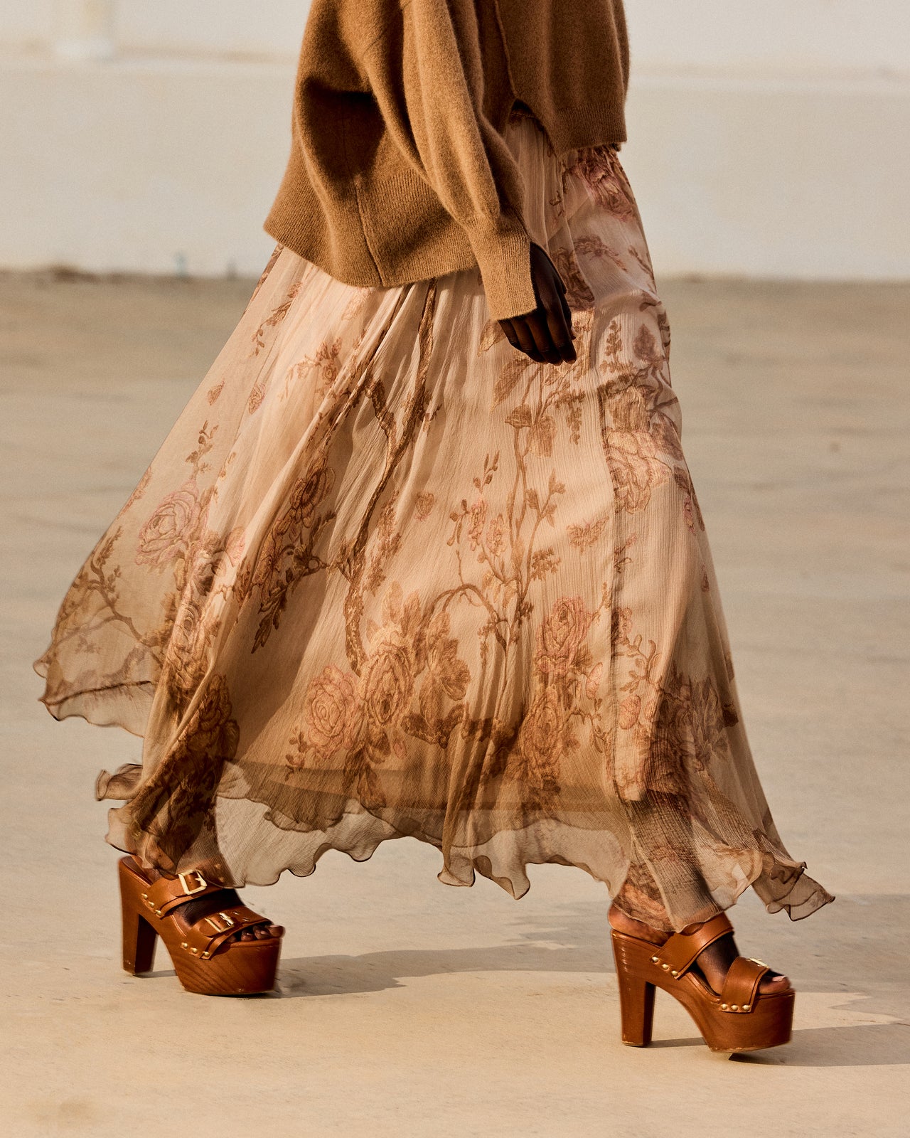 Gigi Skirt - Beige - Image 4