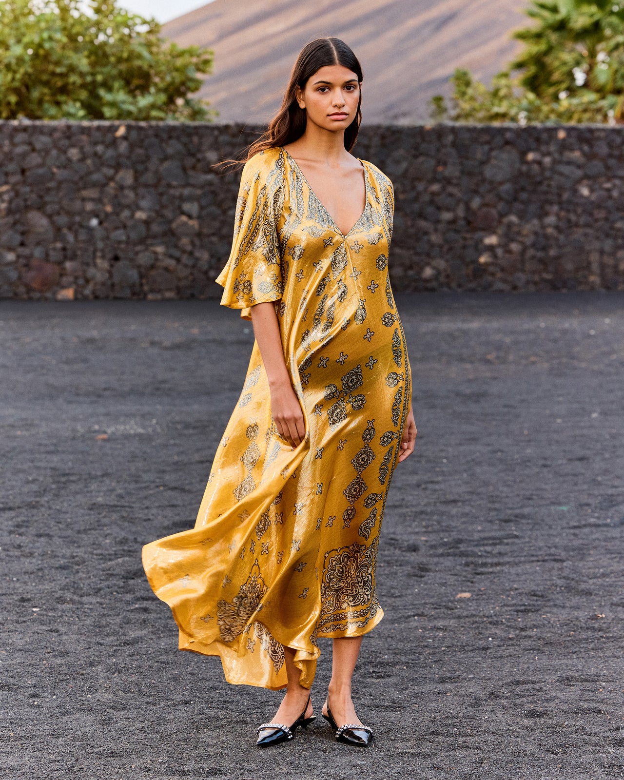 Gita Dress -  Yellow - Image 1