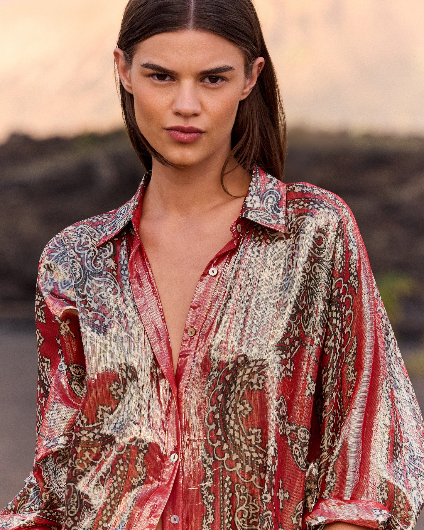 Glamour Shirt -  Red