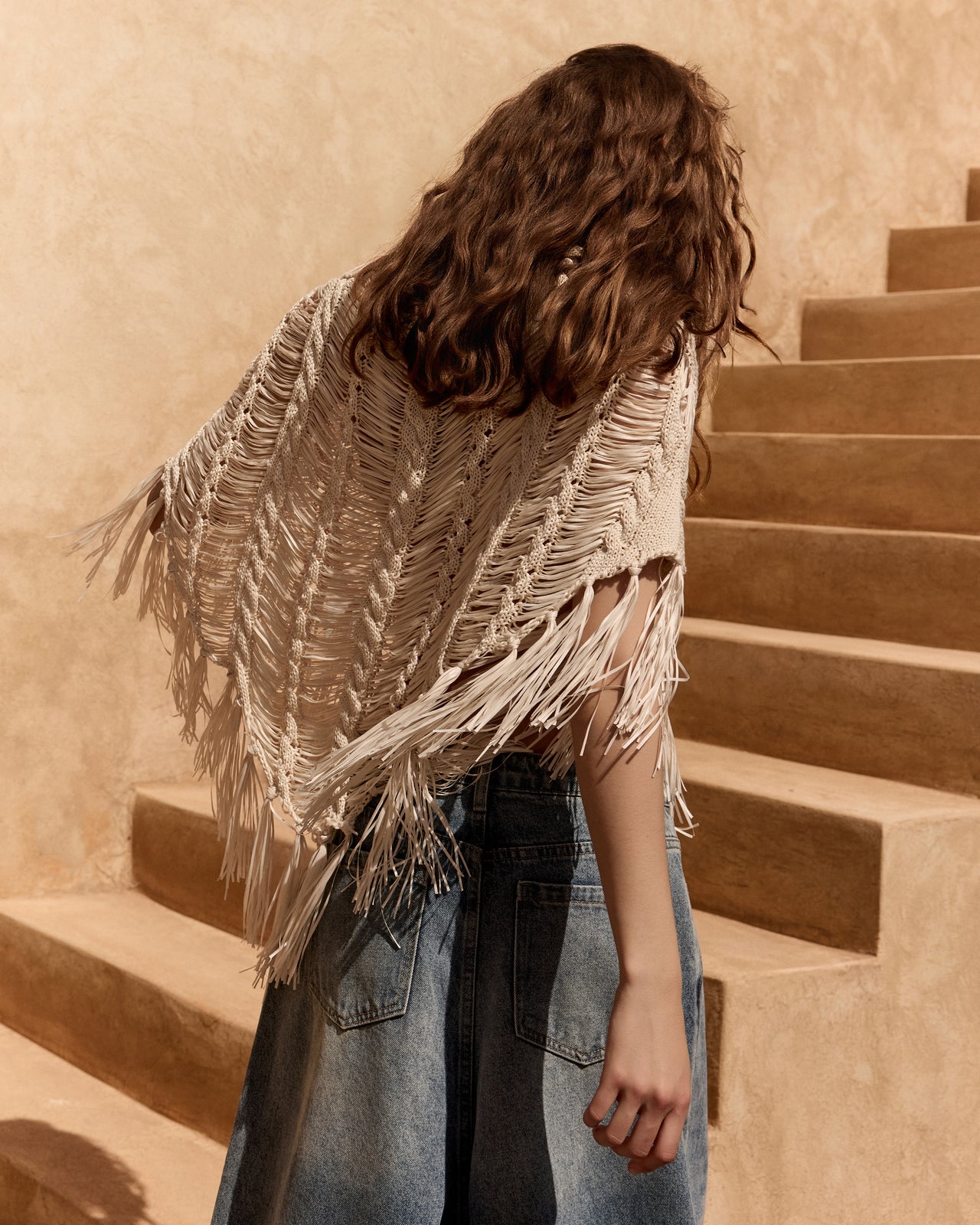 Graci Poncho - Ivory - Image 5