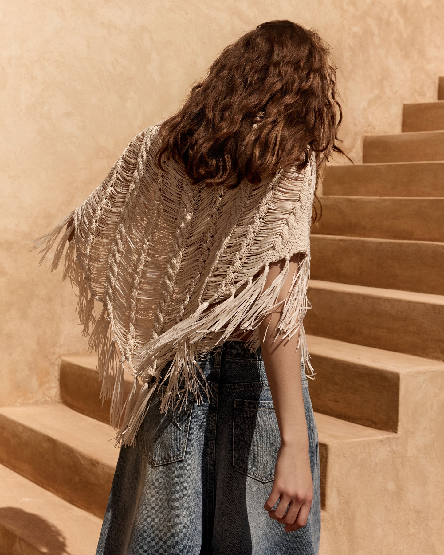 Graci Poncho - Ivory