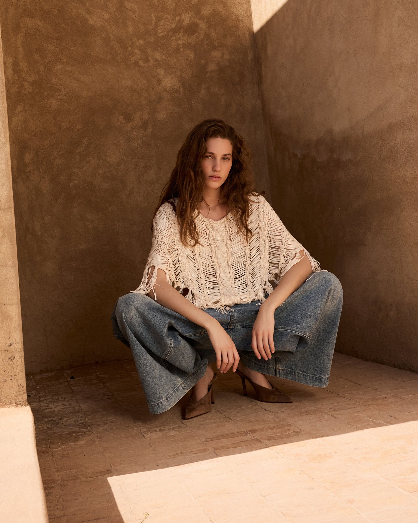 Graci Poncho - Ivory