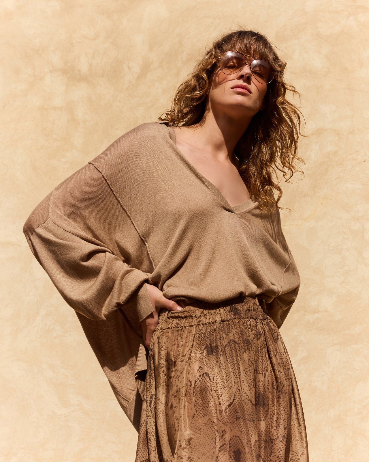 Pull Heather - Beige - Image 4