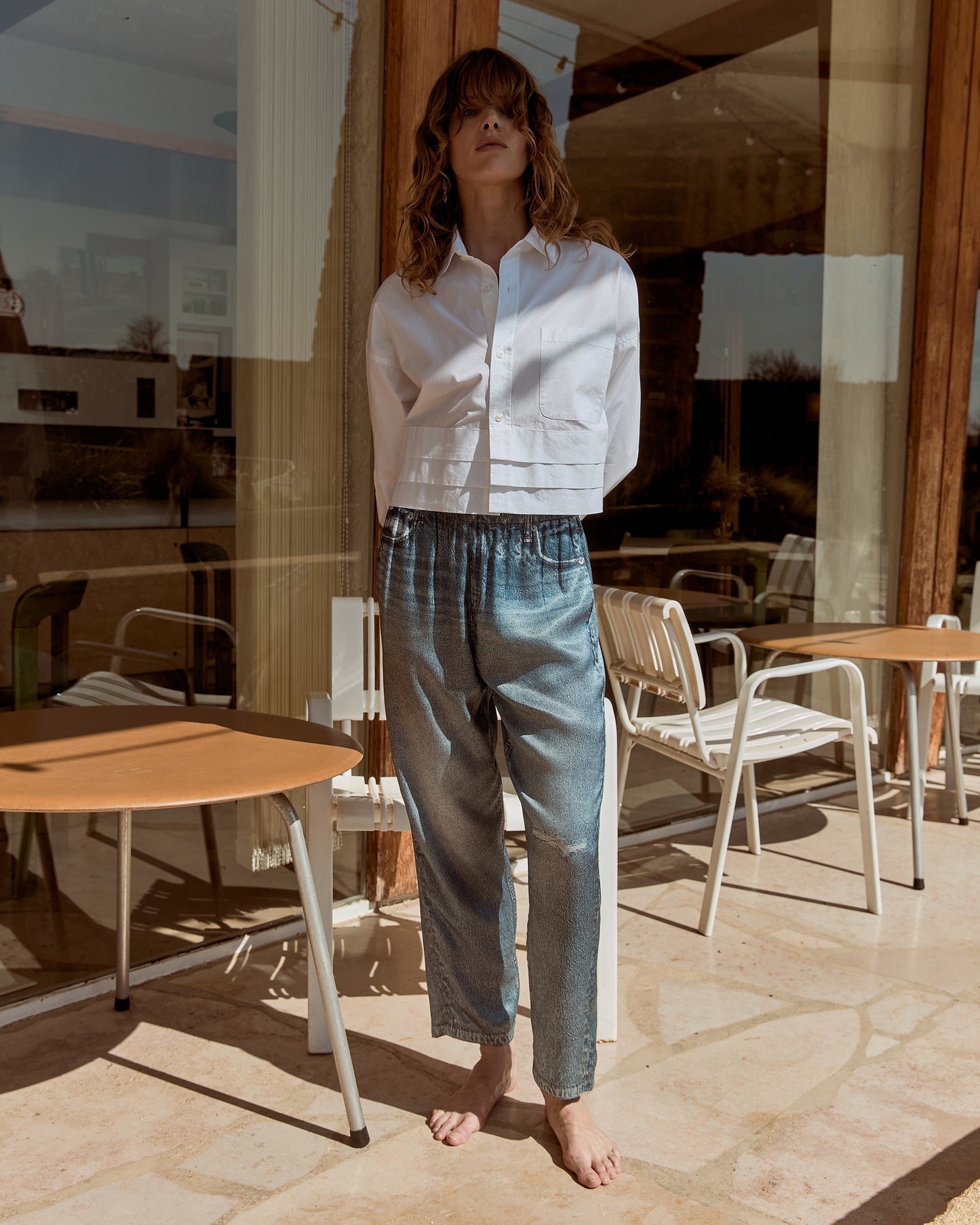 Imina Pants - Blue
