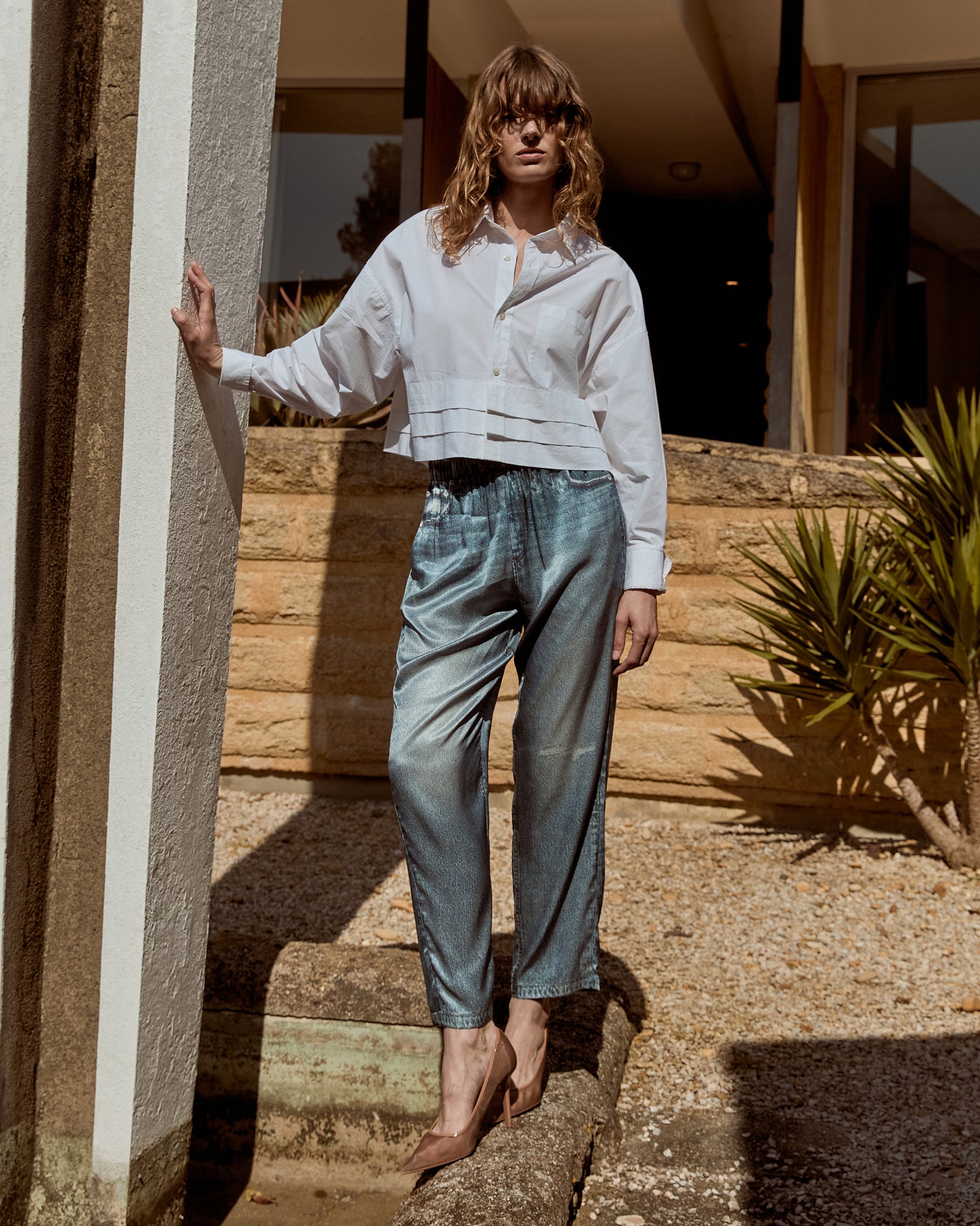Imina Pants - Blue