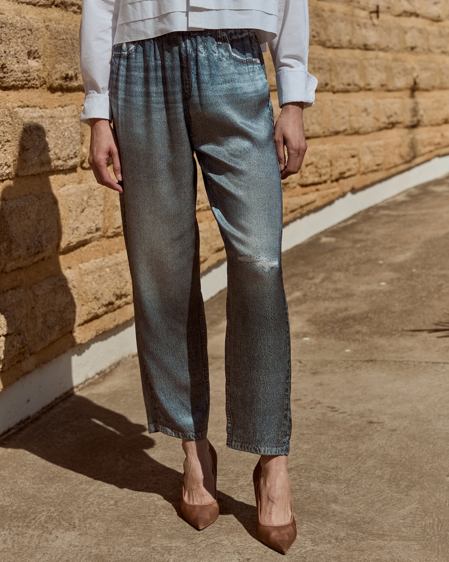 Imina Pants - Blue