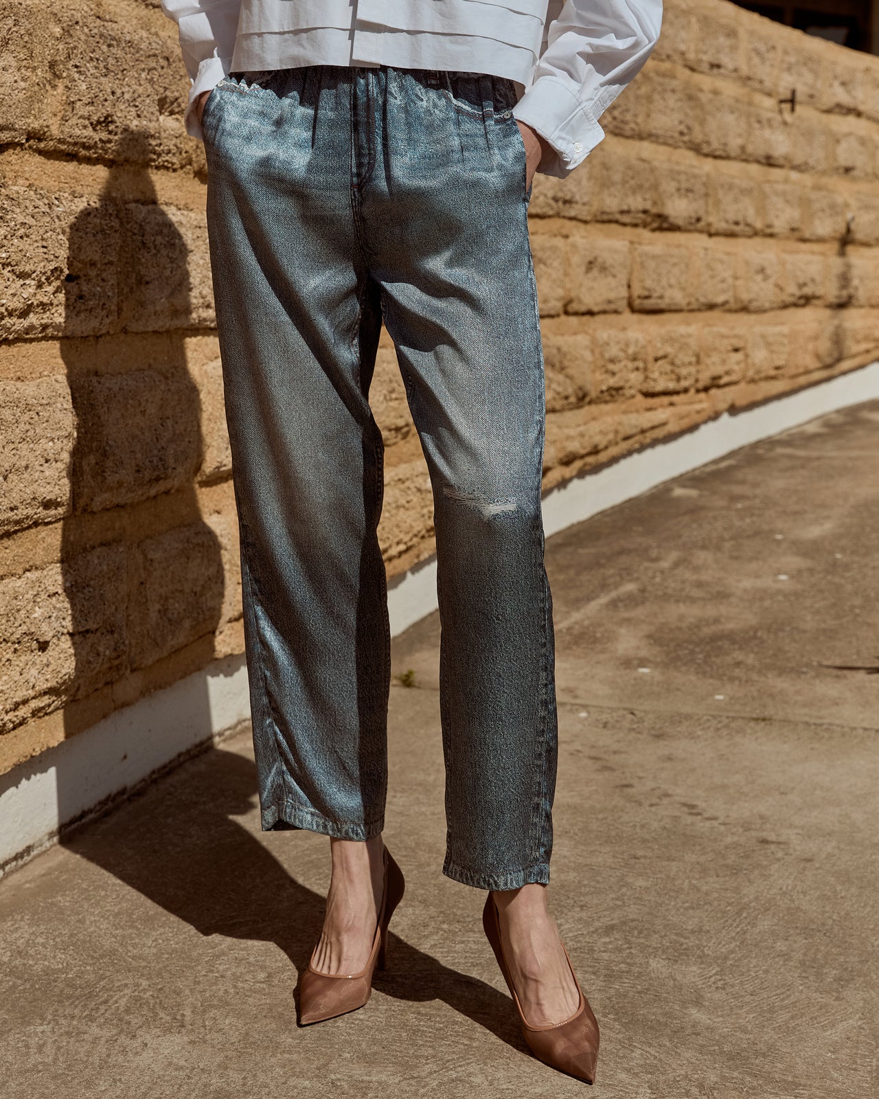Imina Pants - Blue - Image 3