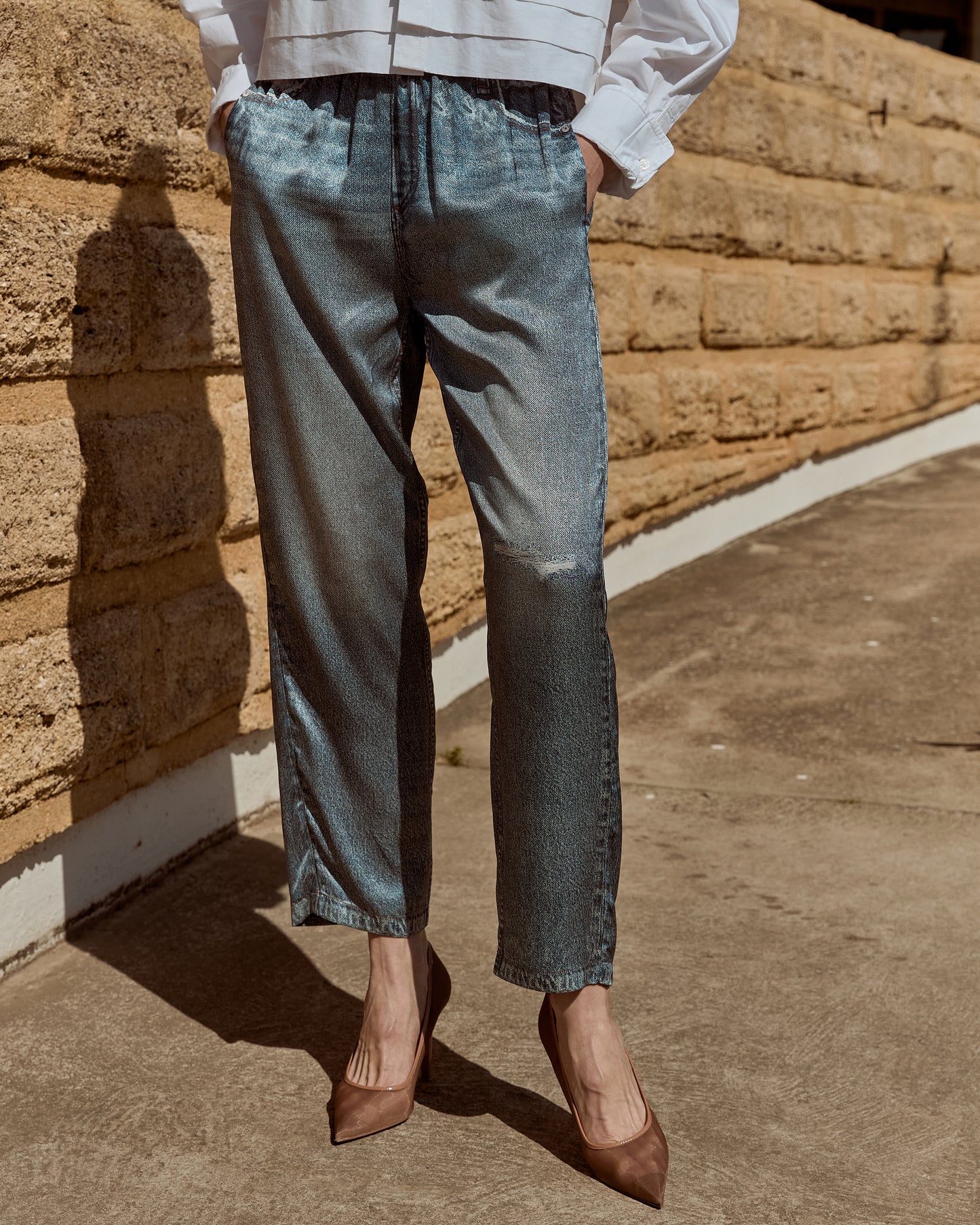 Imina Pants - Blue