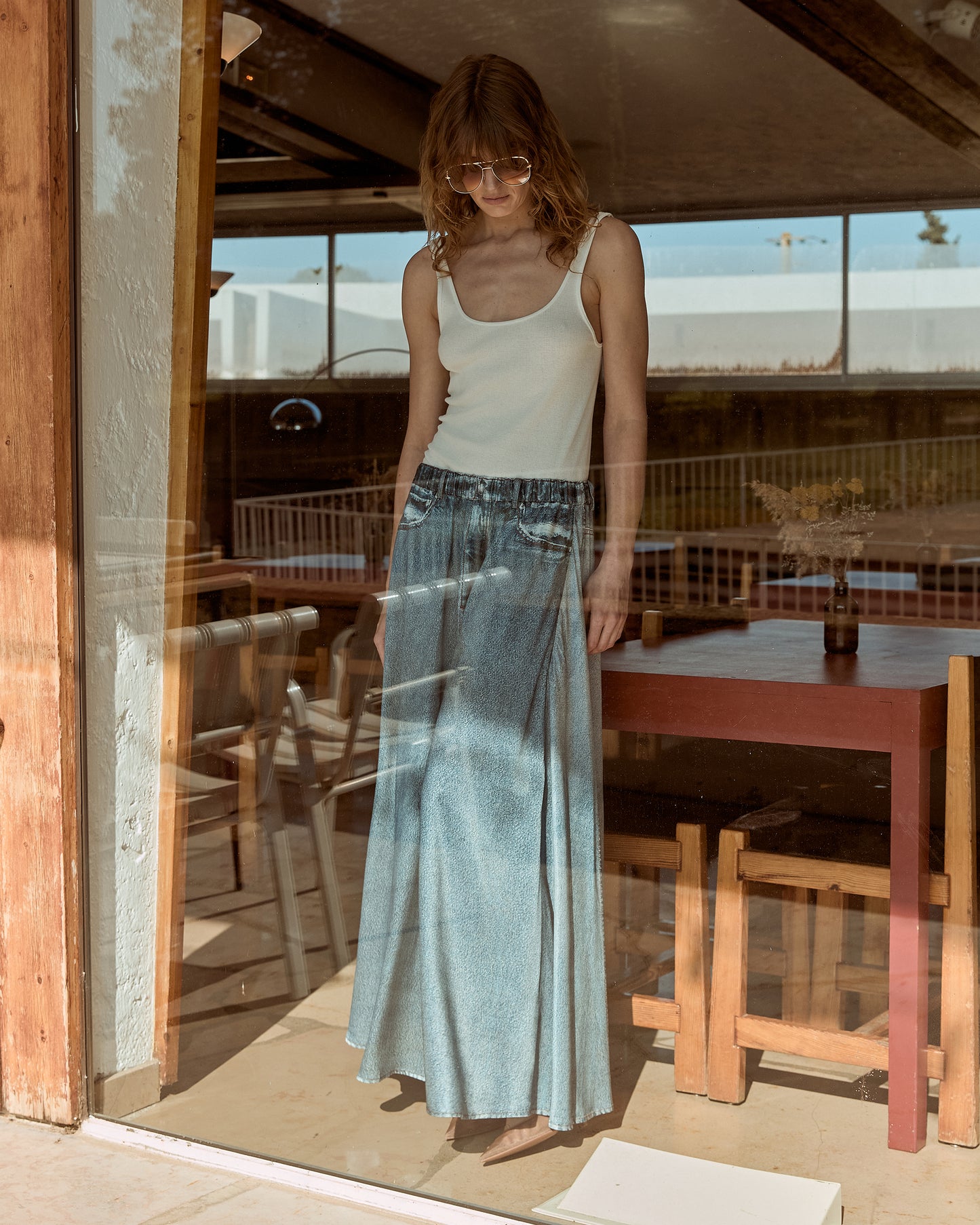 Jupe Isa - Bleu