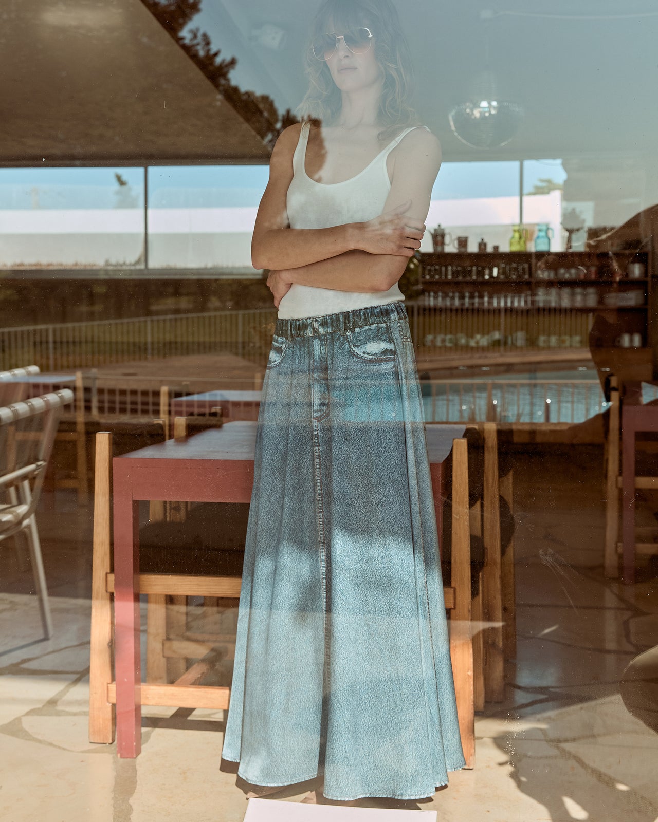 Jupe Isa - Bleu - Image 5