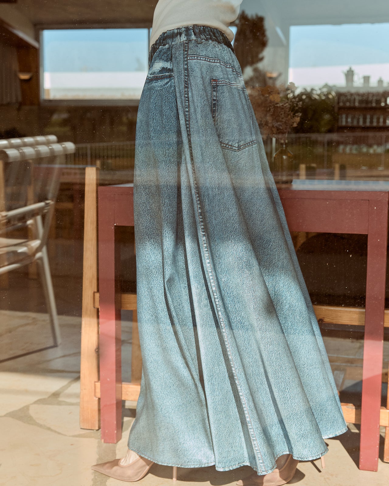 Jupe Isa - Bleu - Image 4