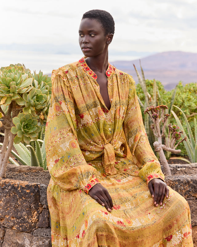 Chemise Kumin - Jaune - Image 2