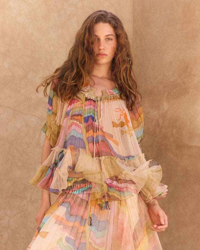 Blouse Malba - Jaune - Image 2