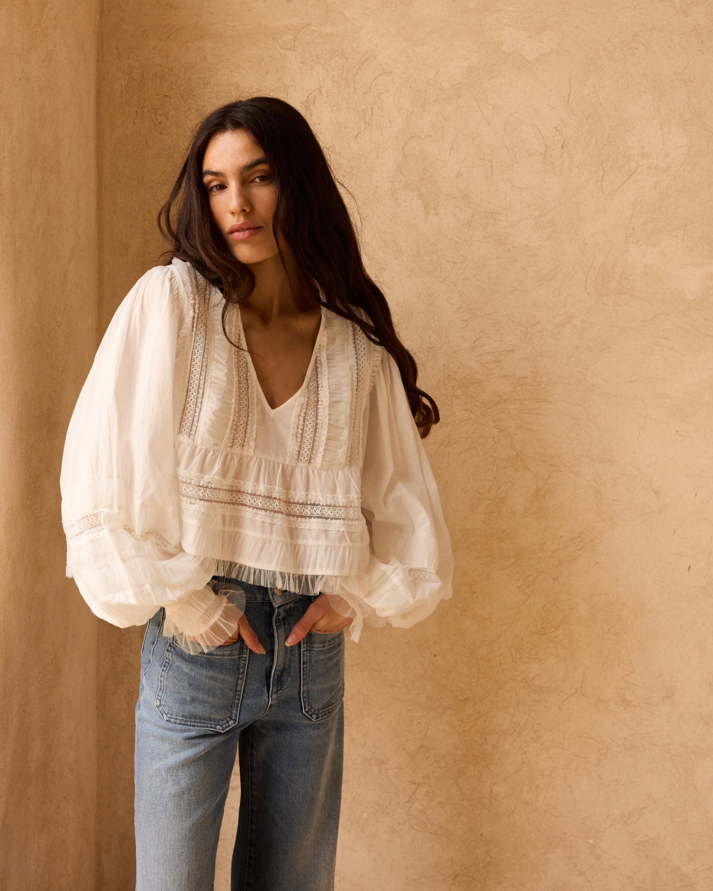 Blouse Melody - Blanc