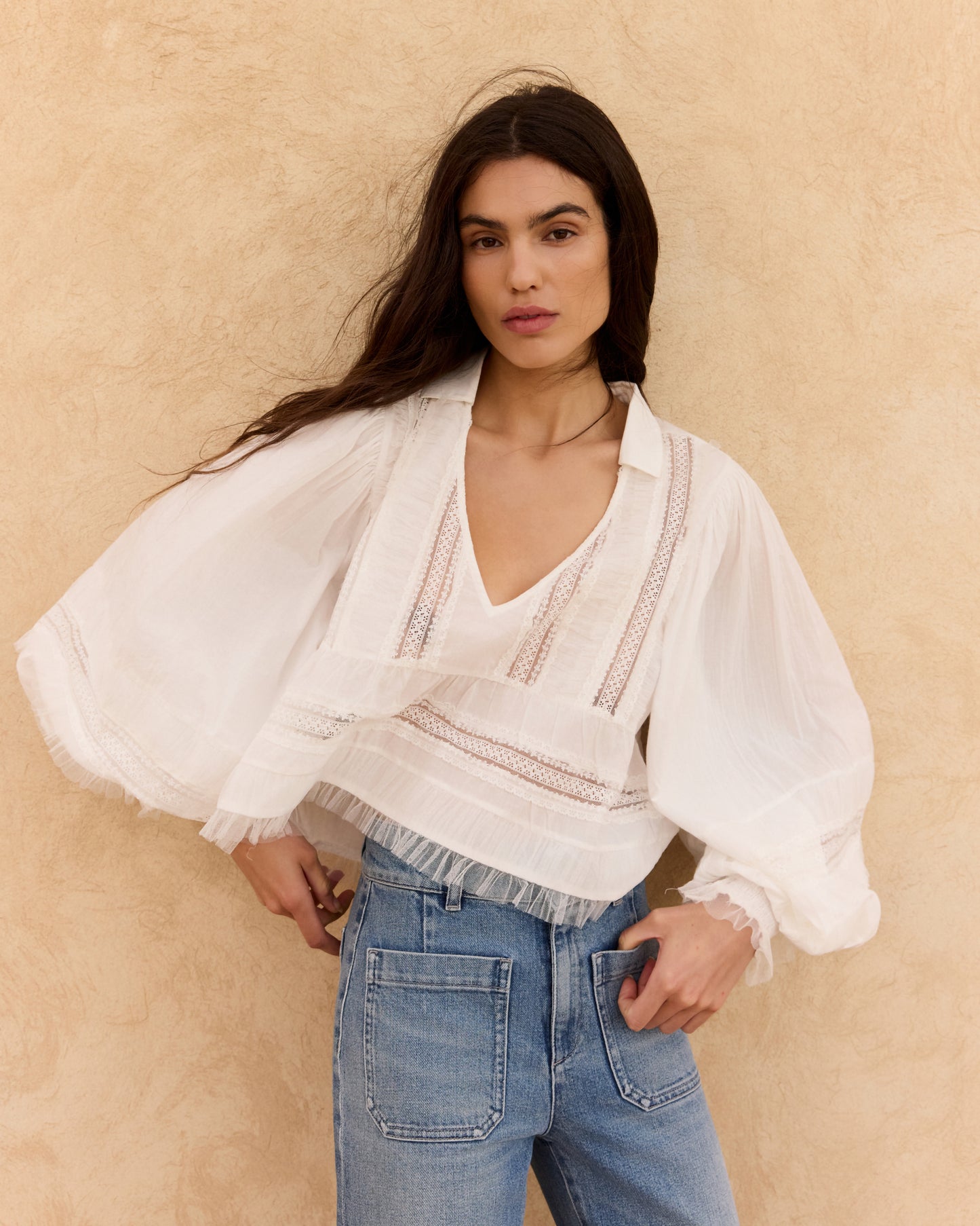 Blouse Melody - Blanc