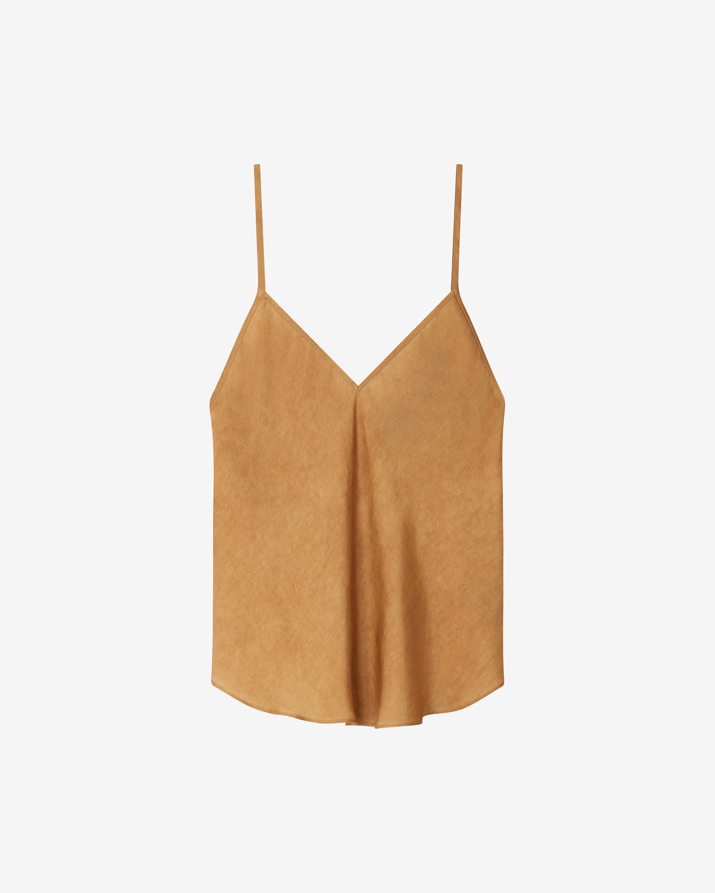 Top Sirene - Terracotta : Top en soie sand wash – Terracotta Mes Demoiselles
