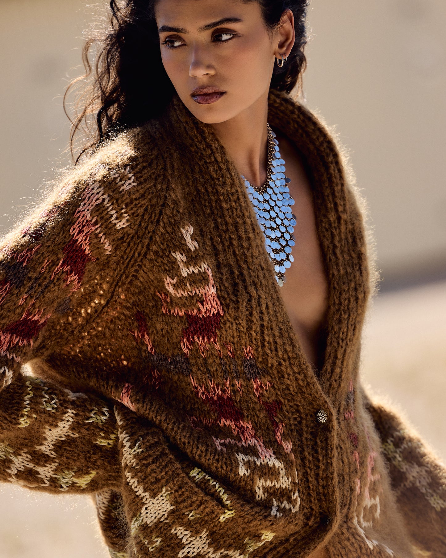 Alita Cardigan - Brown
